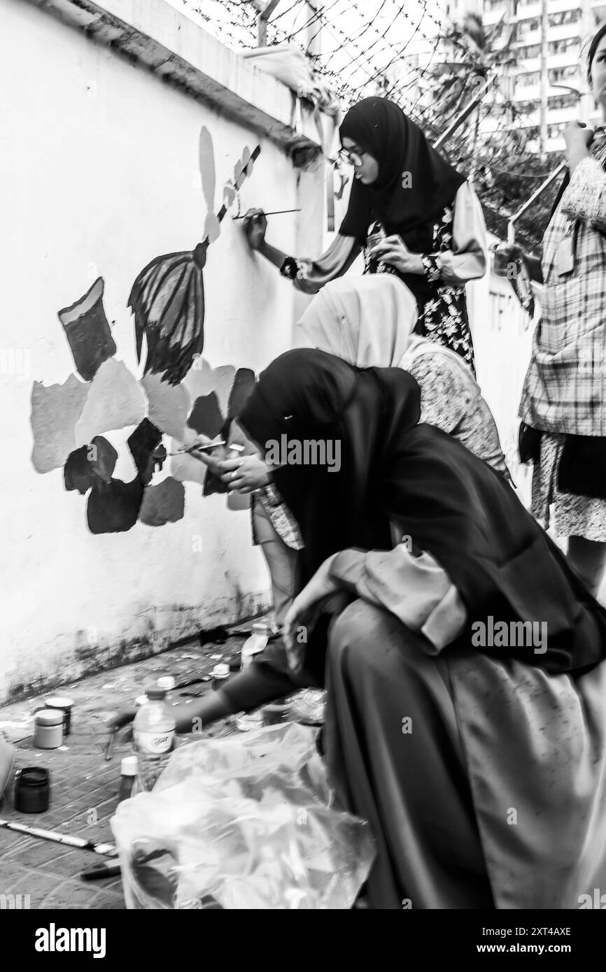 Protest by Art, Bild aufgenommen am 10. August 2024 Stockfoto