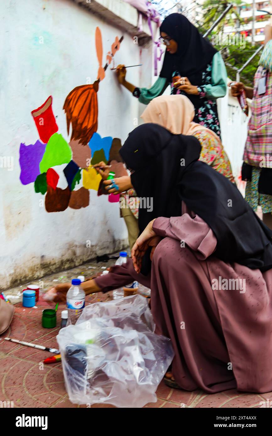 Protest by Art, Bild aufgenommen am 10. August 2024 Stockfoto