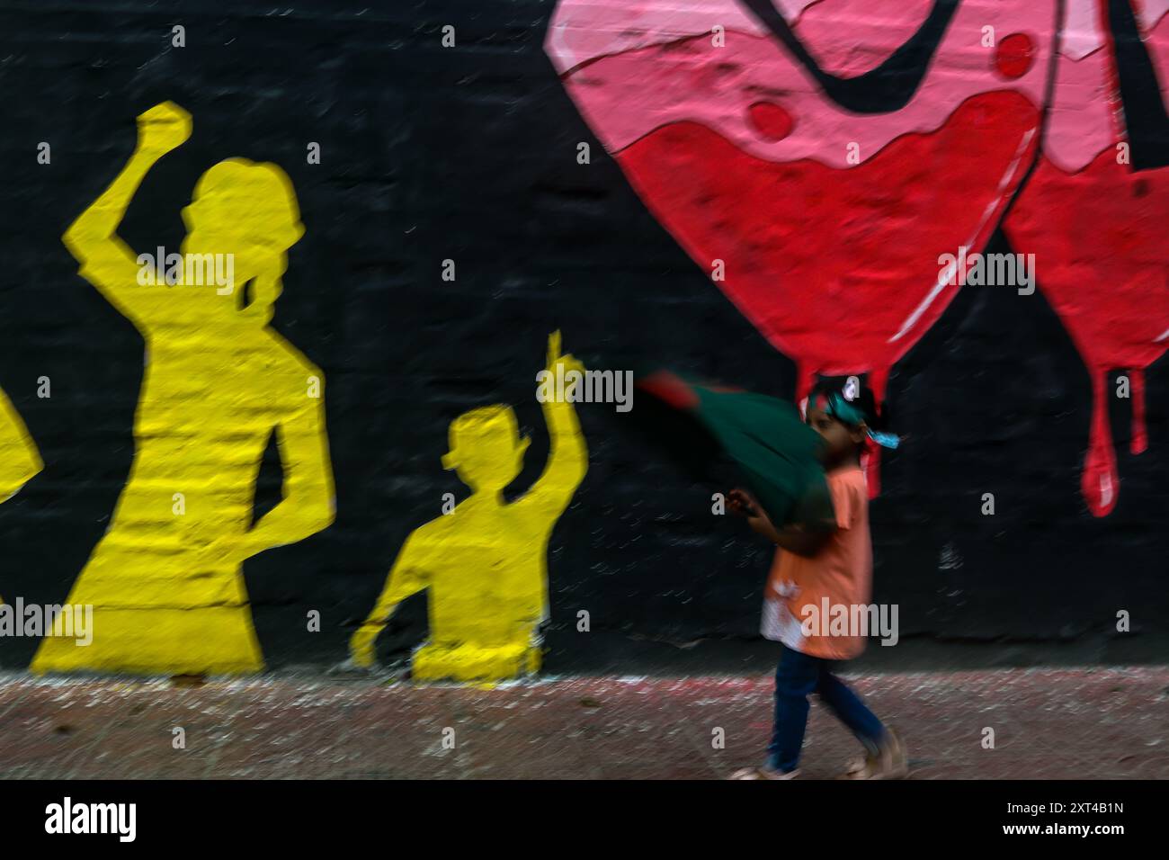 Protest by Art, Bild aufgenommen am 10. August 2024 Stockfoto