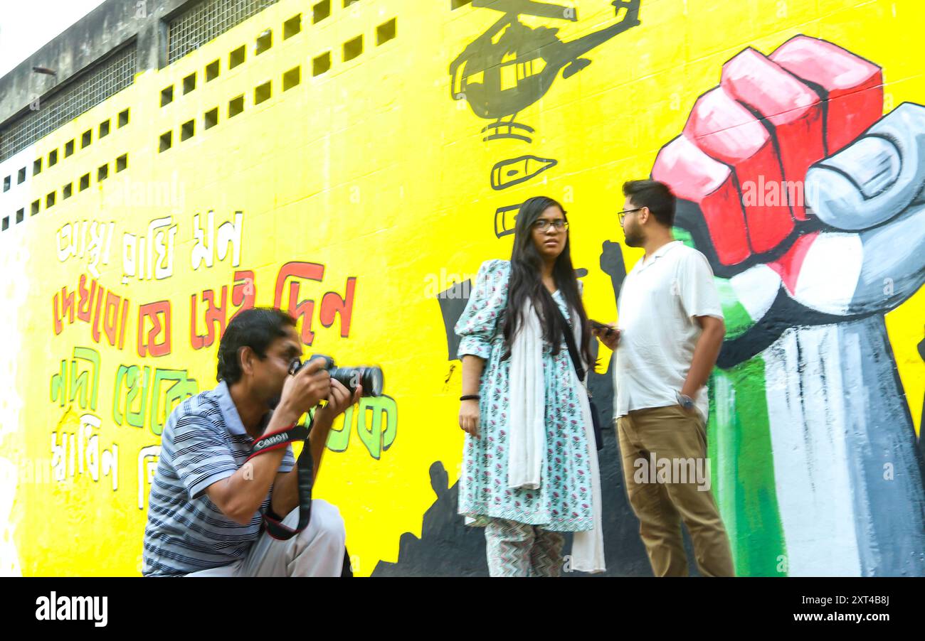 Protest by Art, Bild aufgenommen am 10. August 2024 Stockfoto