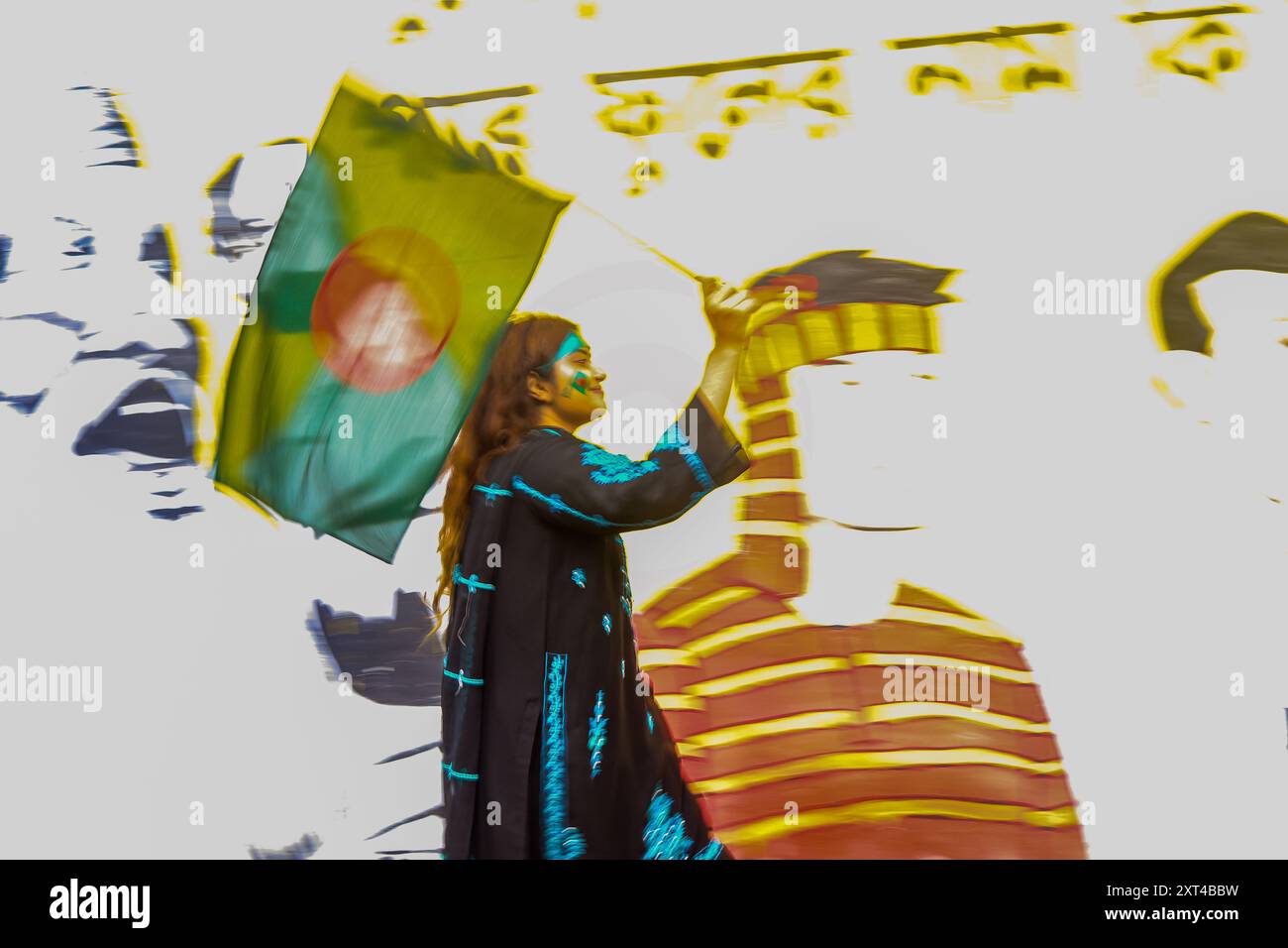 Protest by Art, Bild aufgenommen am 10. August 2024 Stockfoto