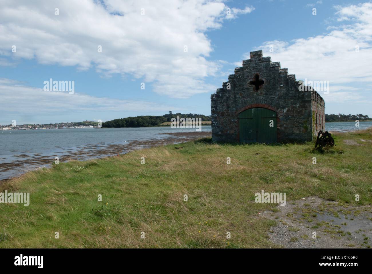 Bootshaus, Strangford Lough, County Down, Nordirland Stockfoto