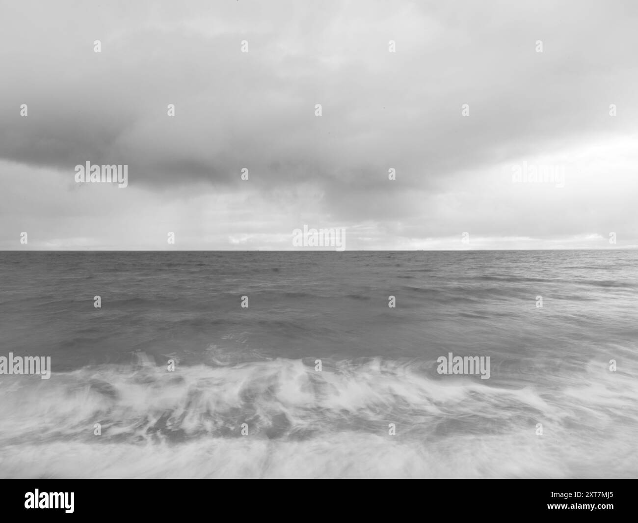 Schwarzweiß-Landschaftsfotografie Stockfoto