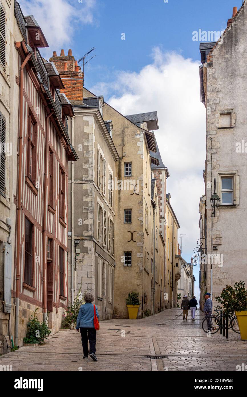 Alte Gebäude, Orleans, Centre Val de Loire, Frankreich, Europa Stockfoto