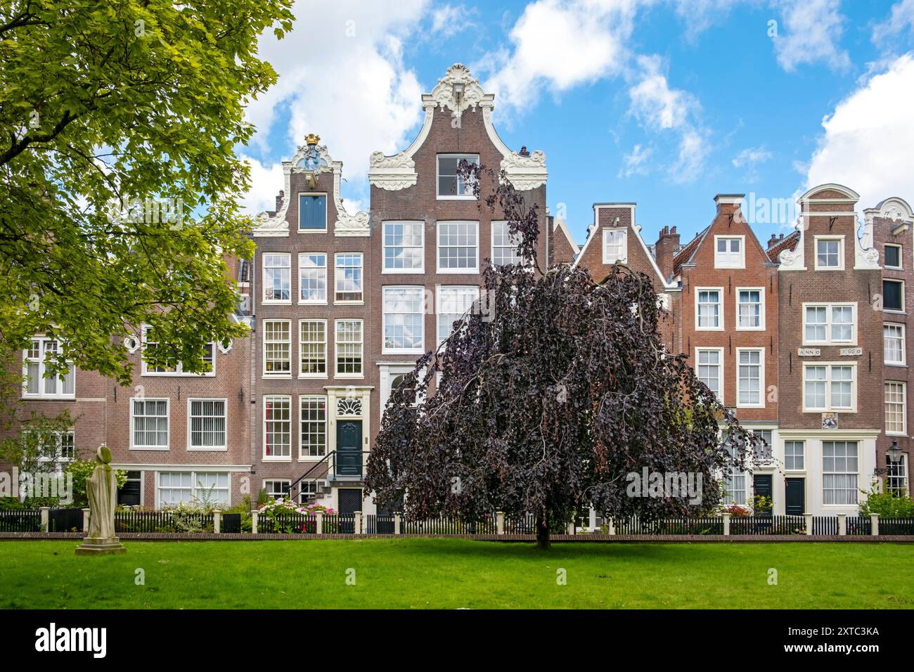 Begijnhof, Amsterdam, Niederlande Stockfoto