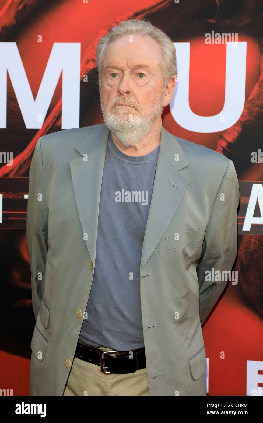Ridley Scott bei der Premiere des Kinofilms Alien: Romulus im TCL Chinese Theatre. Los Angeles, 12.08.2024 Stockfoto