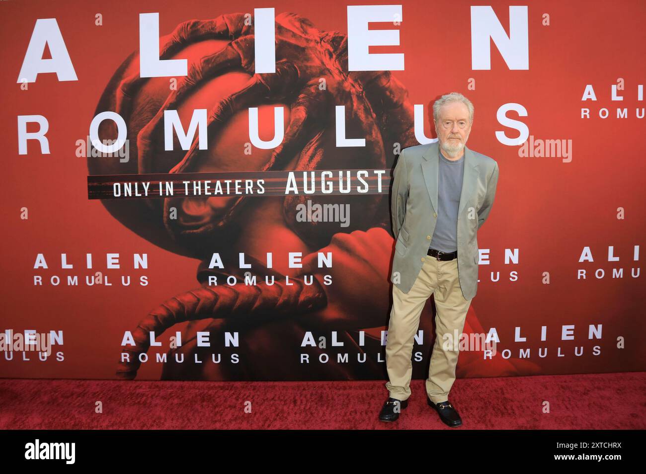 Ridley Scott bei der Premiere des Kinofilms Alien: Romulus im TCL Chinese Theatre. Los Angeles, 12.08.2024 Stockfoto