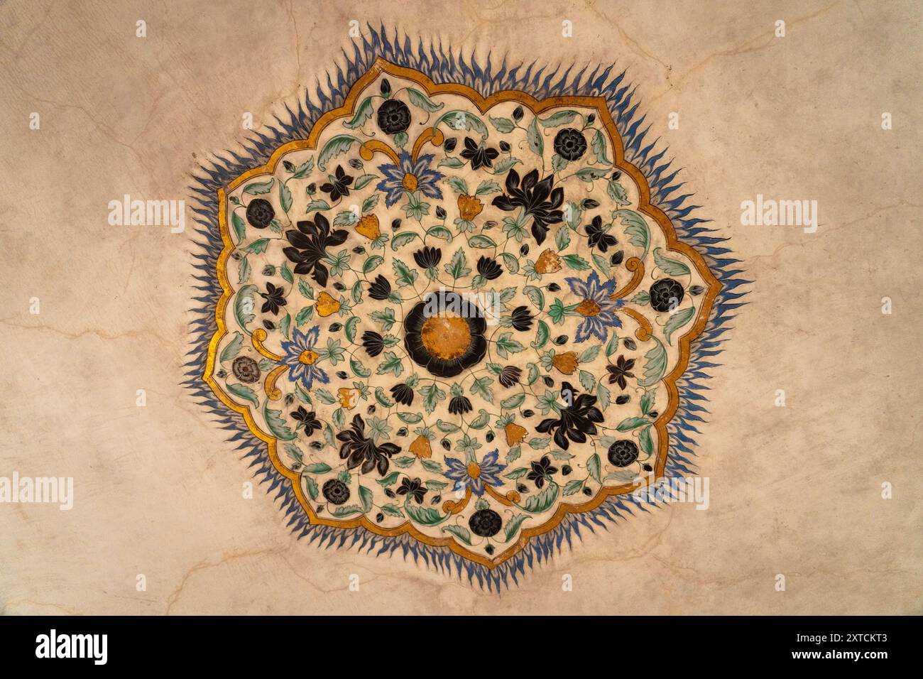 Indien, Rajasthan, Jaipur, Amber Fort gebaut 1592 Stockfoto
