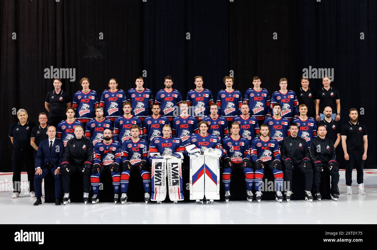 08. August 2024, Bayern, Nürnberg: Eishockey: DEL, Nürnberg Ice Tigers ...