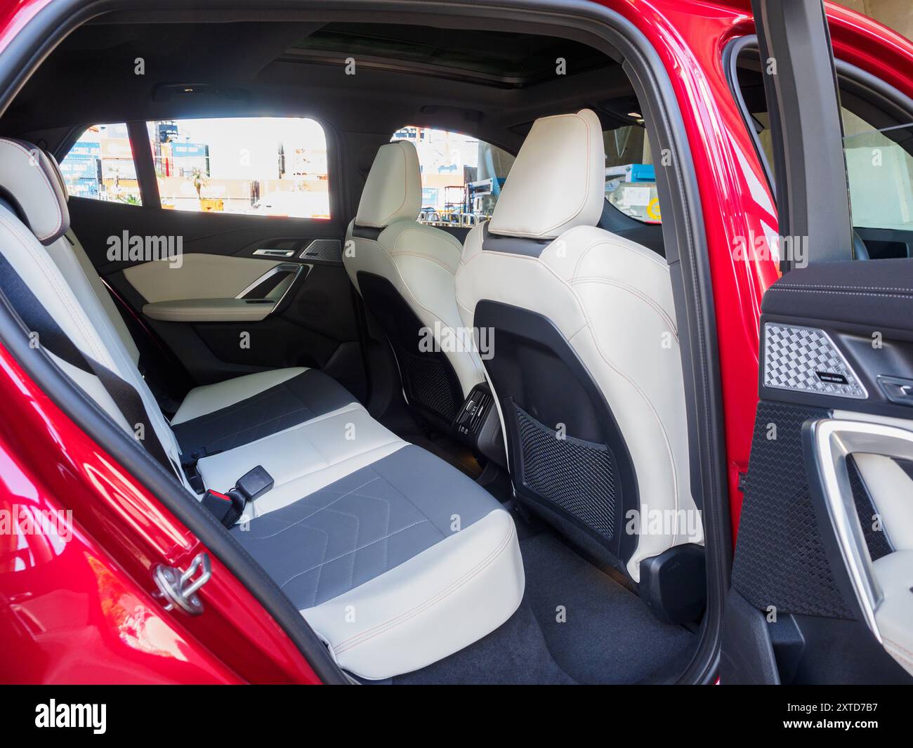 Hongkong, China 28. Juni 2024: BMW iX2 EV 2024 Interior 28. Juni 2024 in Hongkong. Stockfoto