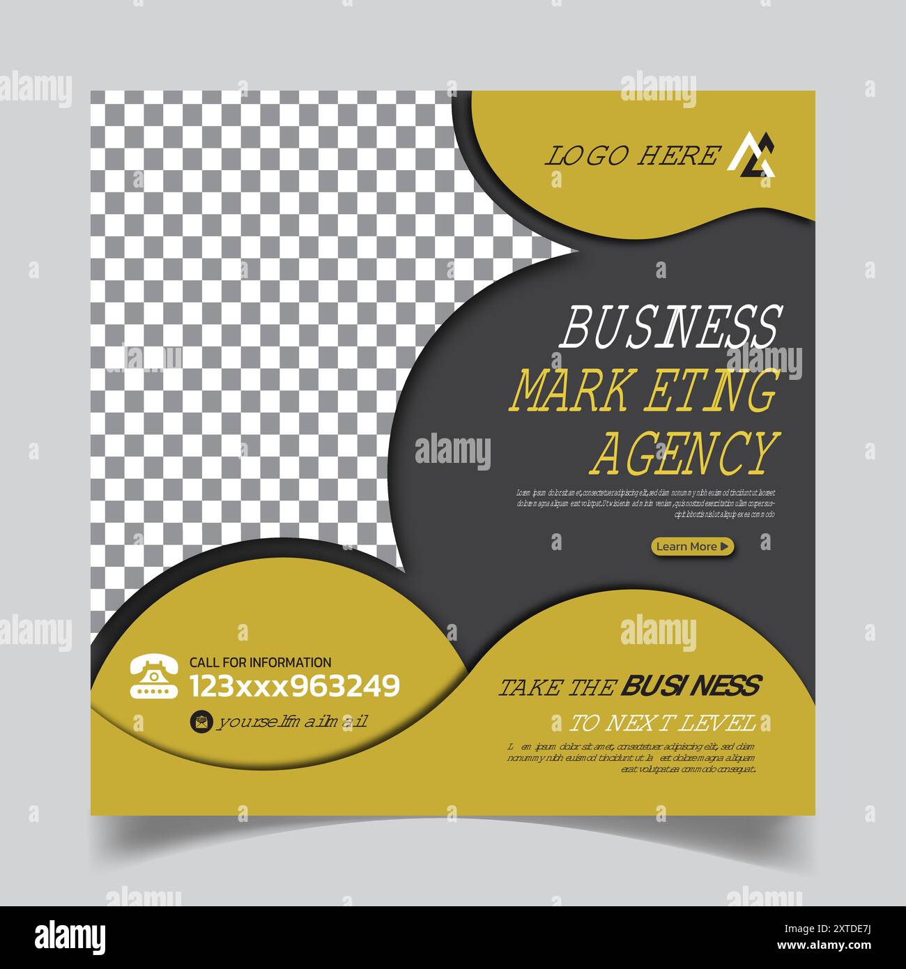 Kreative Geschäftswerbung Für Social Media Post Stock Vektor