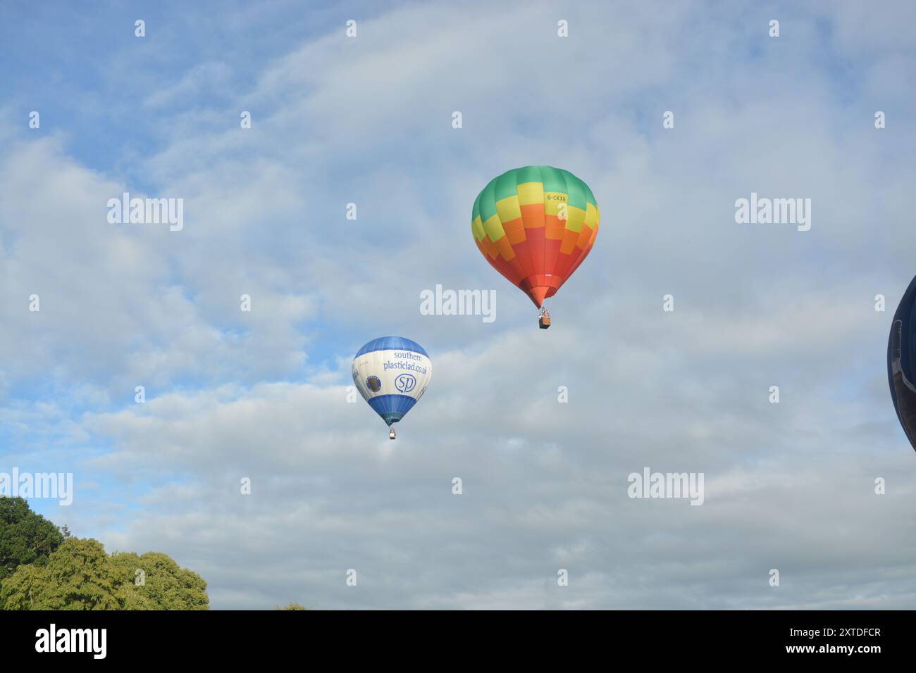 Bristol Ballon fiesta Stockfoto