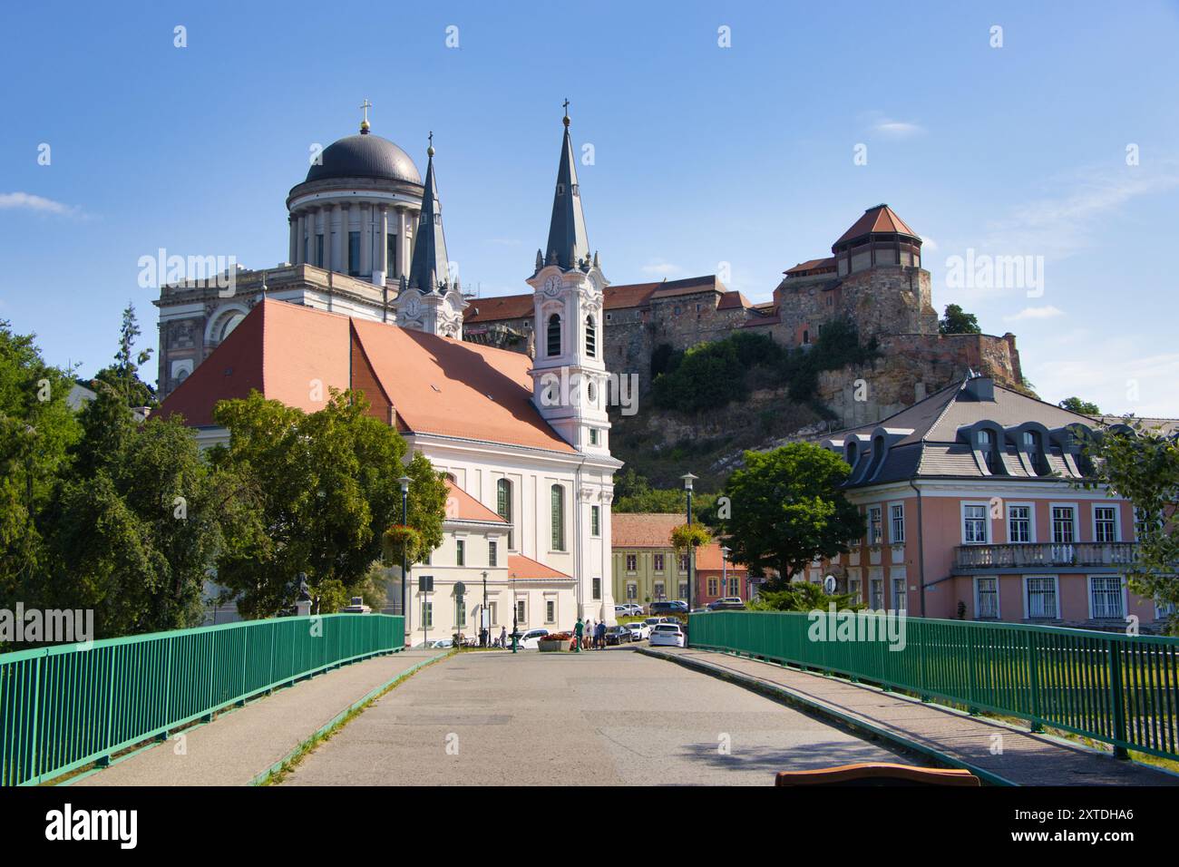 Esztergom - Ungarn Stockfoto