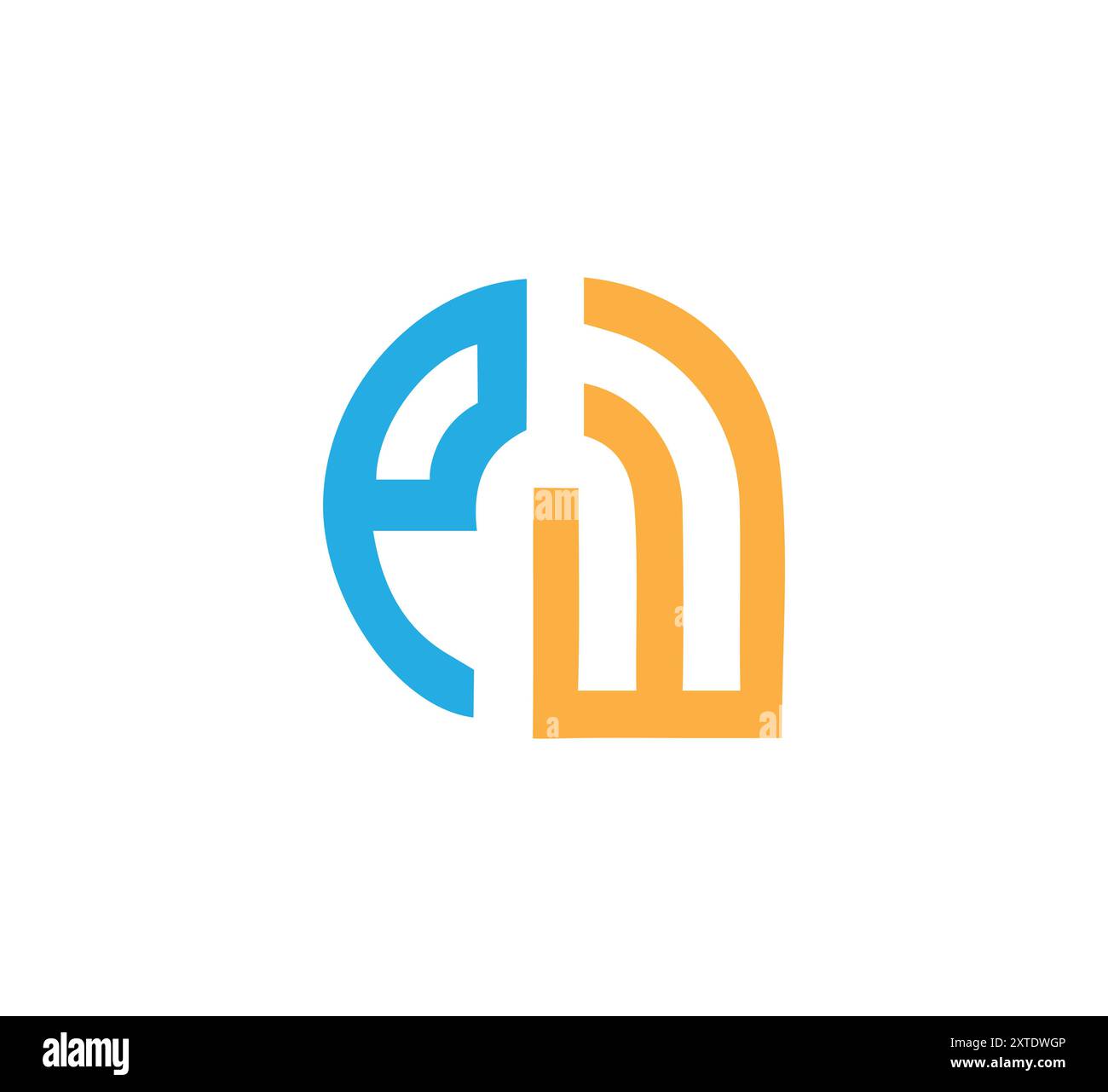 Moderne Letter WP PW Logo Design Vektorvorlage. Monogramm-Symbol für Buchstaben pw-Initialen. wp-Logo, wp-Symbol, wp-Buchstabe, wp-Initial, pw-Logo, pw-Symbol, pw, wp Stock Vektor