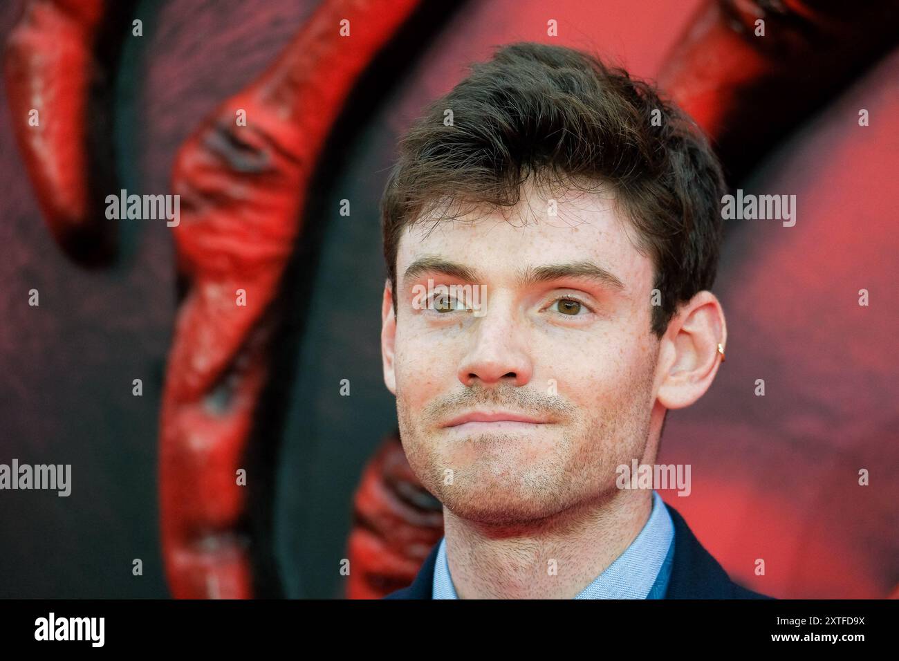 London, Großbritannien. August 2024. Freddie Davidson wurde bei der britischen Gala-Vorführung von Alien Romulus gesehen. Foto von Julie Edwards./Alamy Live News Stockfoto