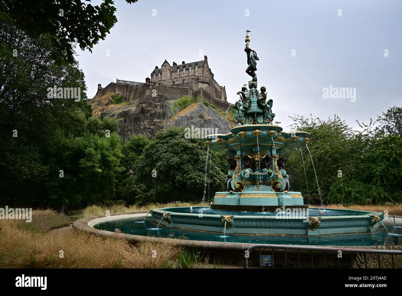 Ross Fountain - Edinburgh Stockfoto