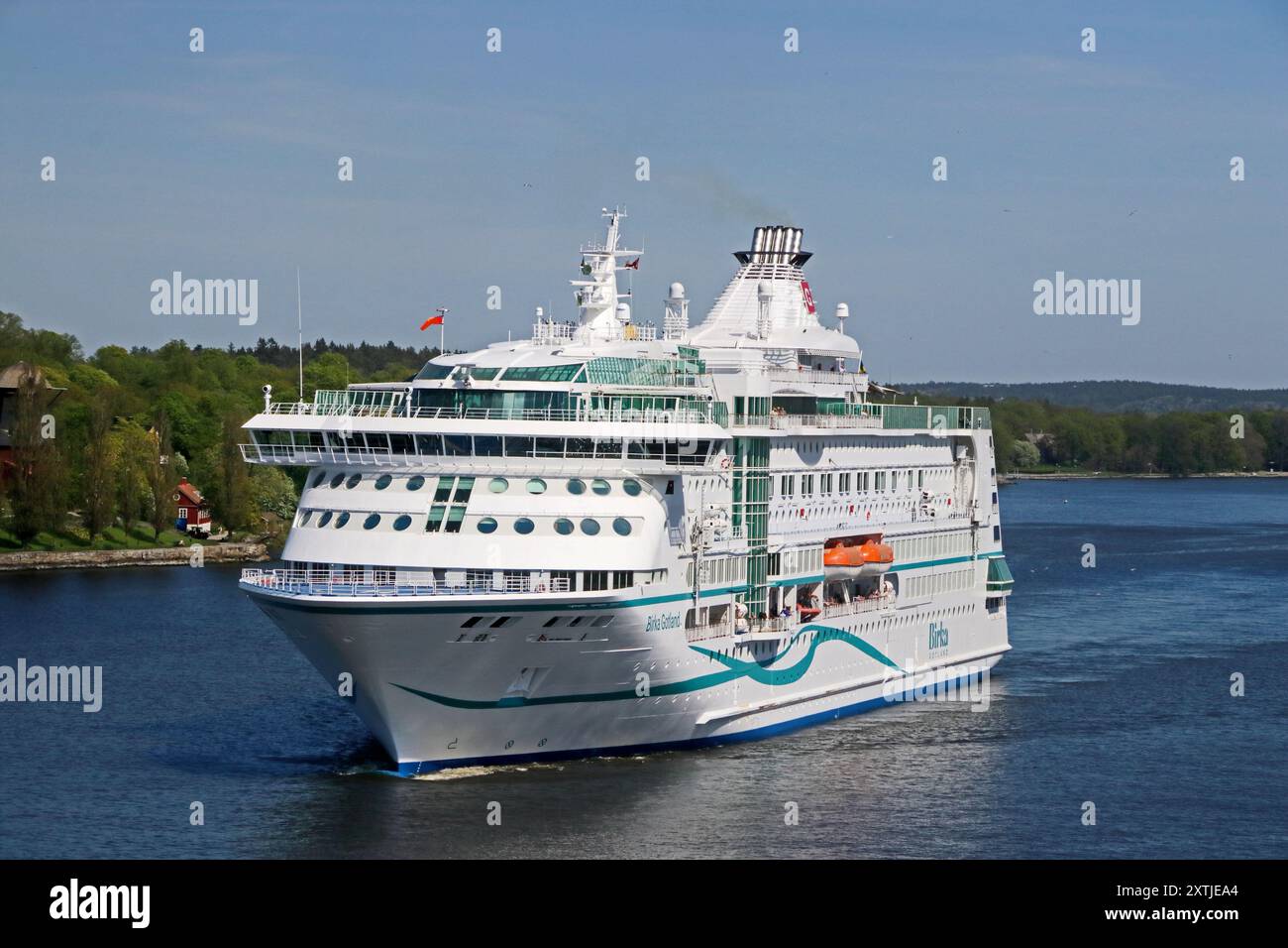 Birka Gotland Passagierschiff Stockfoto