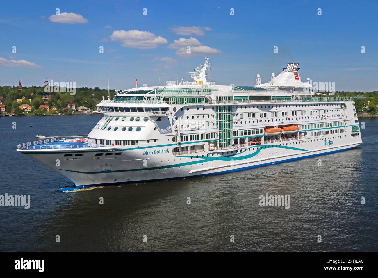 Birka Gotland Passagierschiff Stockfoto