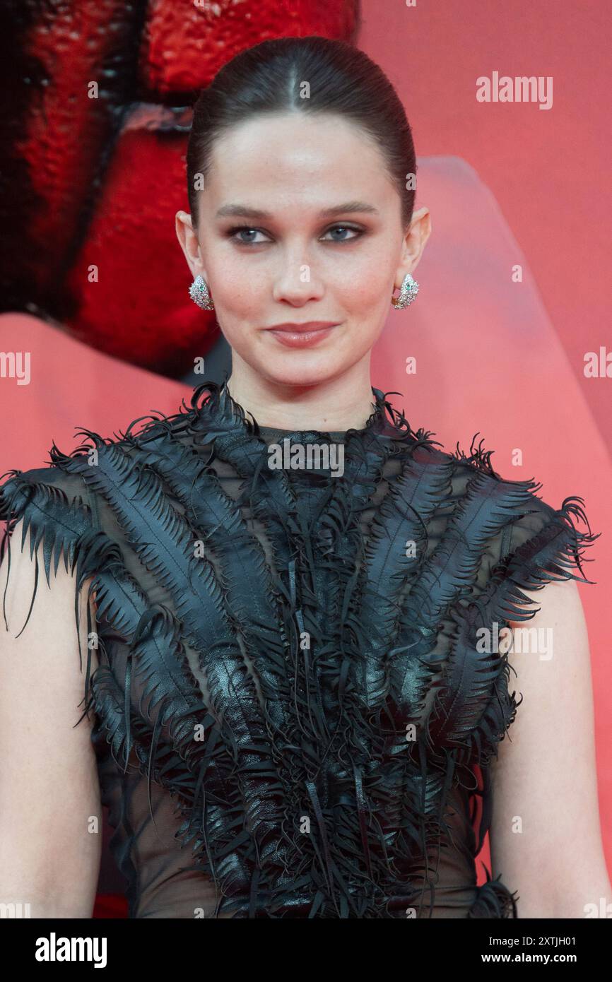 London, Großbritannien. August 2024. Im Bild: Cailee Spaeny nimmt an der britischen Gala von Alien:Romulus in Cineworld, Leicester Square, Teil. Quelle: Justin Ng/Alamy Live News Stockfoto