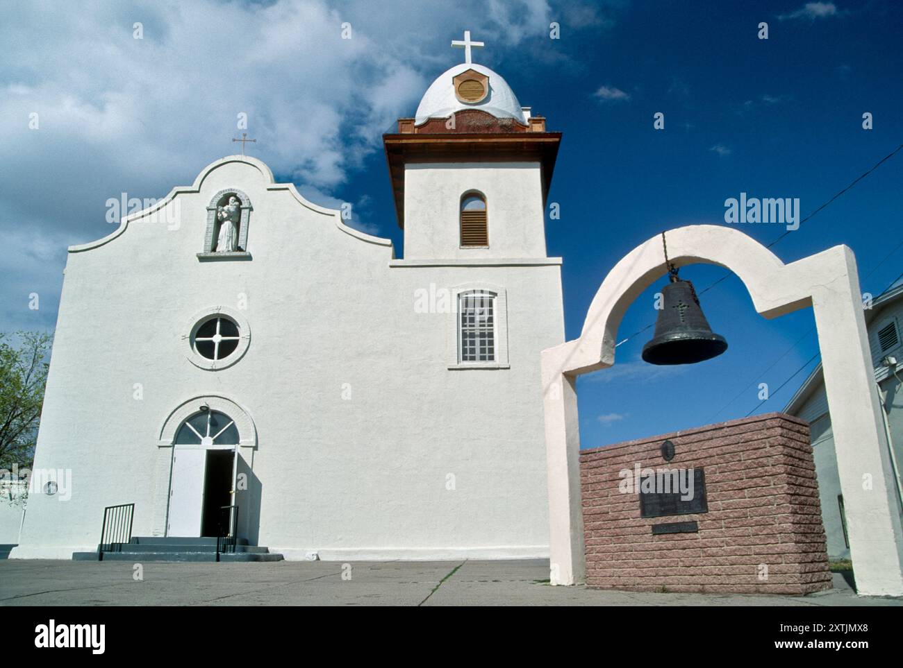Mission Ysleta, Kirche, Mission Trail in El Paso, Texas, USA Stockfoto