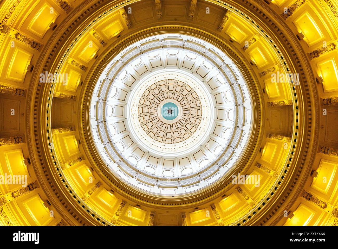 Kuppel des Texas State Capitol, Austin, Texas, USA Stockfoto