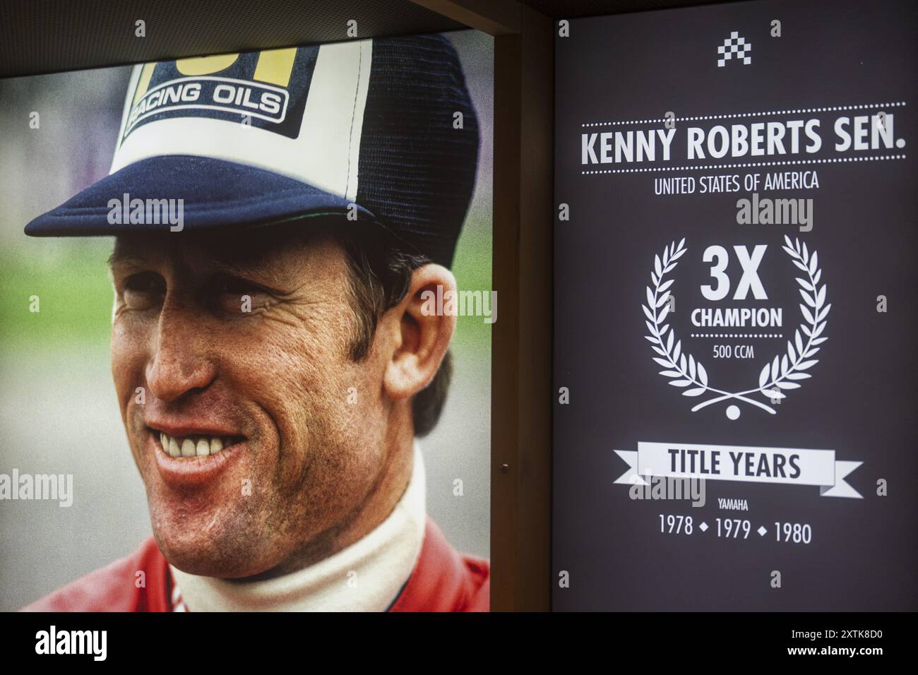 Spielberg, Österreich. August 2024. SPIELBERG, ÖSTERREICH - 15. AUGUST: Spielfilm Kenny Roberts Sen. of United. Staaten von Amerika während der MotoGP of Austria - Previews RED BULLRING am 15. August 2024 in Spielberg, Steiermark.240815_SEPA_12_036 - 20240815_PD3017 Credit: APA-PictureDesk/Alamy Live News Stockfoto