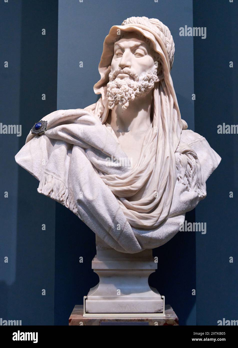 Marcello, (Fribourg, Suisse 1836 - Castellammare di Stabia, Campanie, Italie 1879), Chef Abyssin, Vers 1870, Musée d'Orsay, Paris, Frankreich Stockfoto