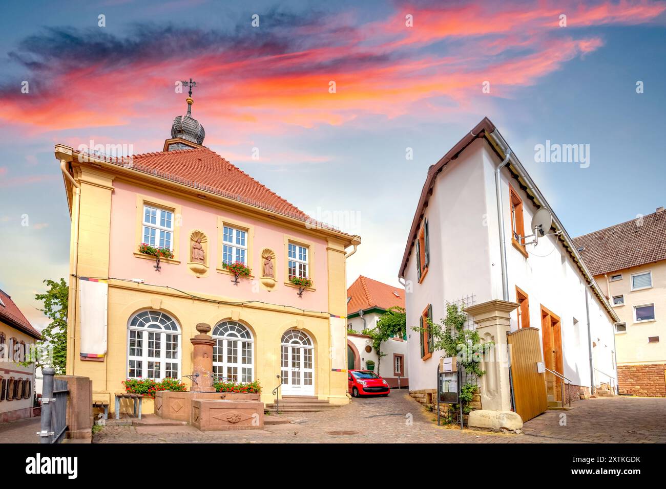 Hambach, Deutsche Weinstraße, Deutschland Stockfoto