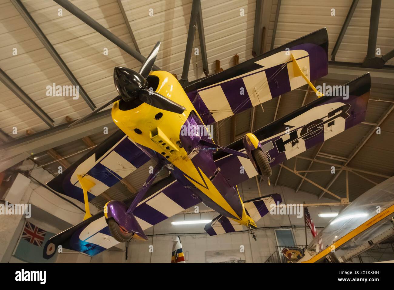 England, Kent, Thanet, Ramsgate, Manston, RAF Manston History Museum, Ausstellung historischer und Vintage-Flugzeuge Stockfoto