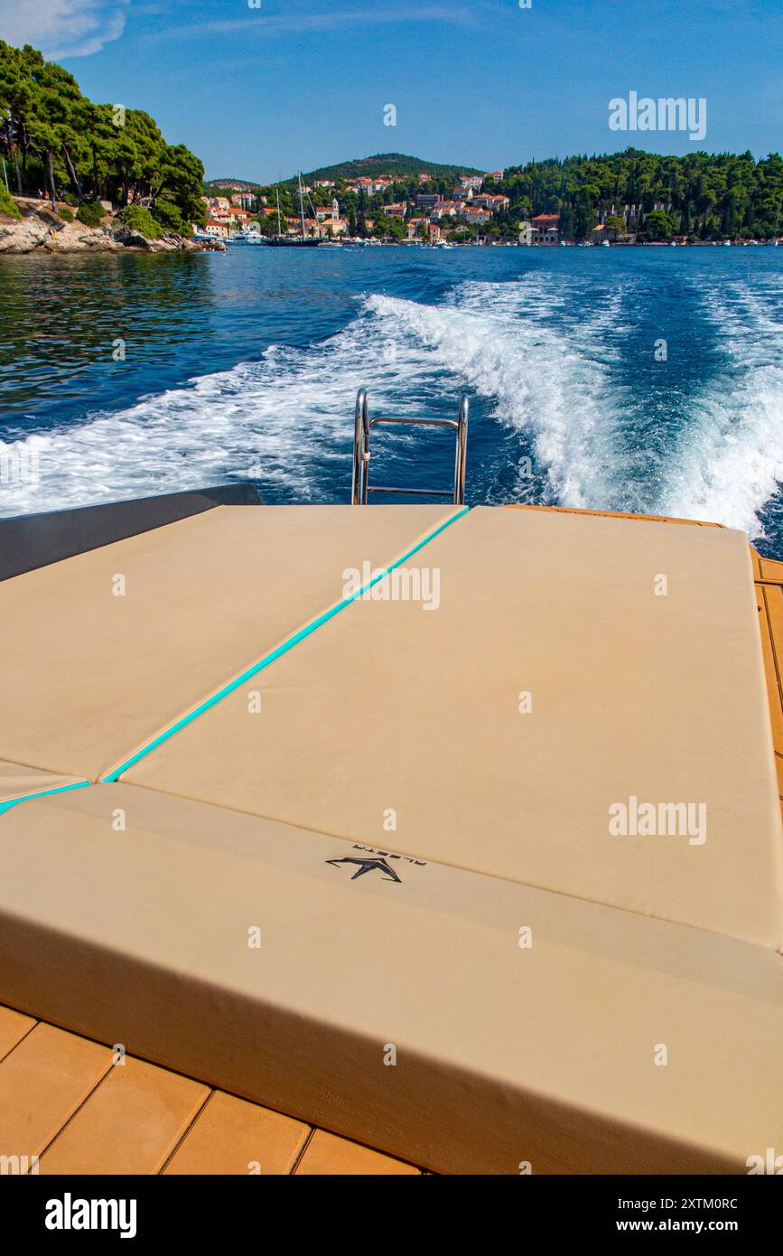 Die hübsche Stadt Cavtat in Südkroatien Stockfoto