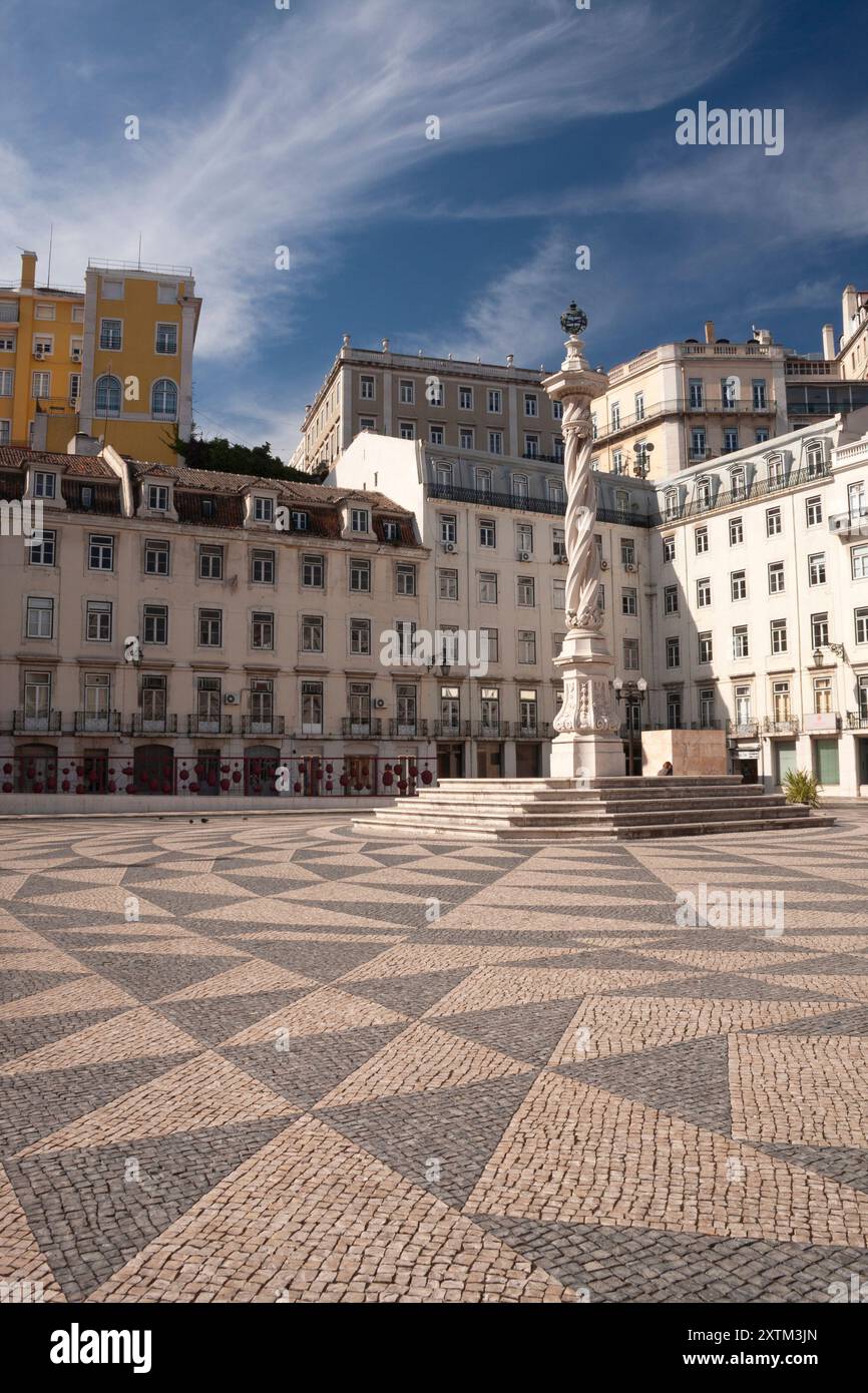 Praca do Municipio in Lissabon-Stadt in Portugal in Europa Stockfoto