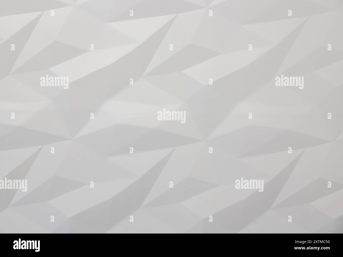 Abstrakter Hintergrund. Geometrische Formen mit einfachen Linien und Winkeln, Beschriftung von weißen Dreiecken. Stockfoto