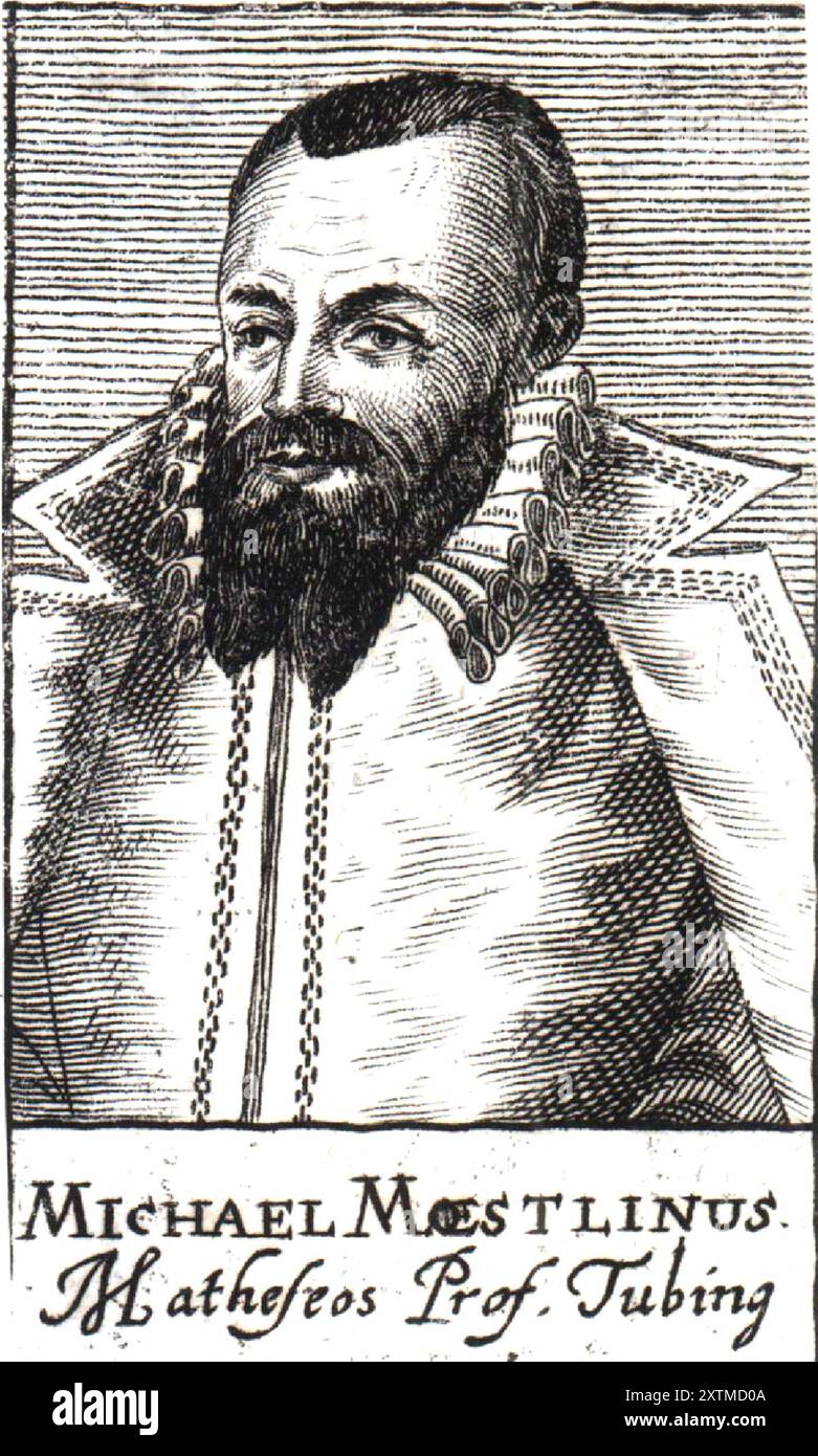 Michael Maestlin (1550–1631) deutscher Astronom Stockfoto