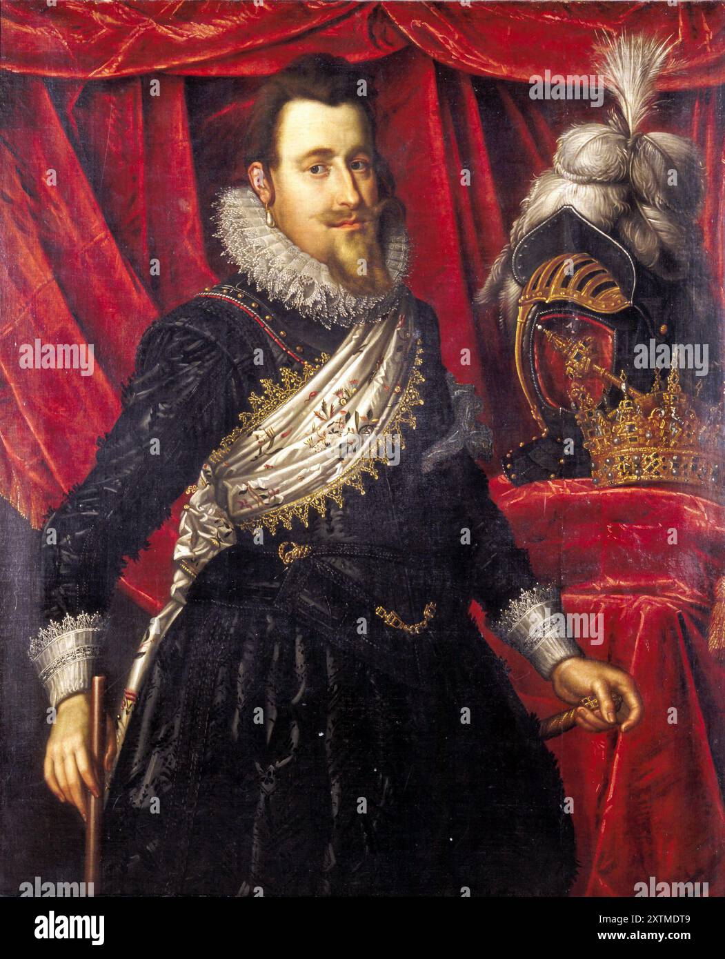Christian IV. (1577–1648) König von Dänemark und Norwegen und Herzog von Holstein und Schleswig von 1588–1648. Stockfoto