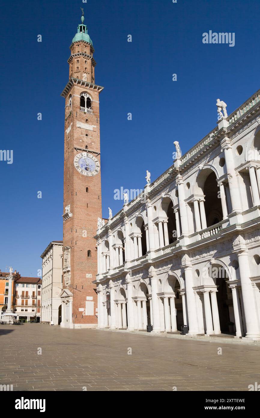 Bissara Tower in Vicenza, Italien. Stockfoto
