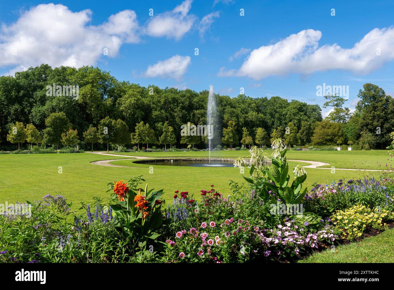 Brunnen in der Domäne von Rambouillet - Frankreich Stockfoto