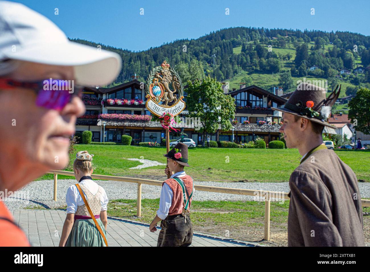 Alt Schliersee Kirchtag , Bayern , Deutschland Stockfoto