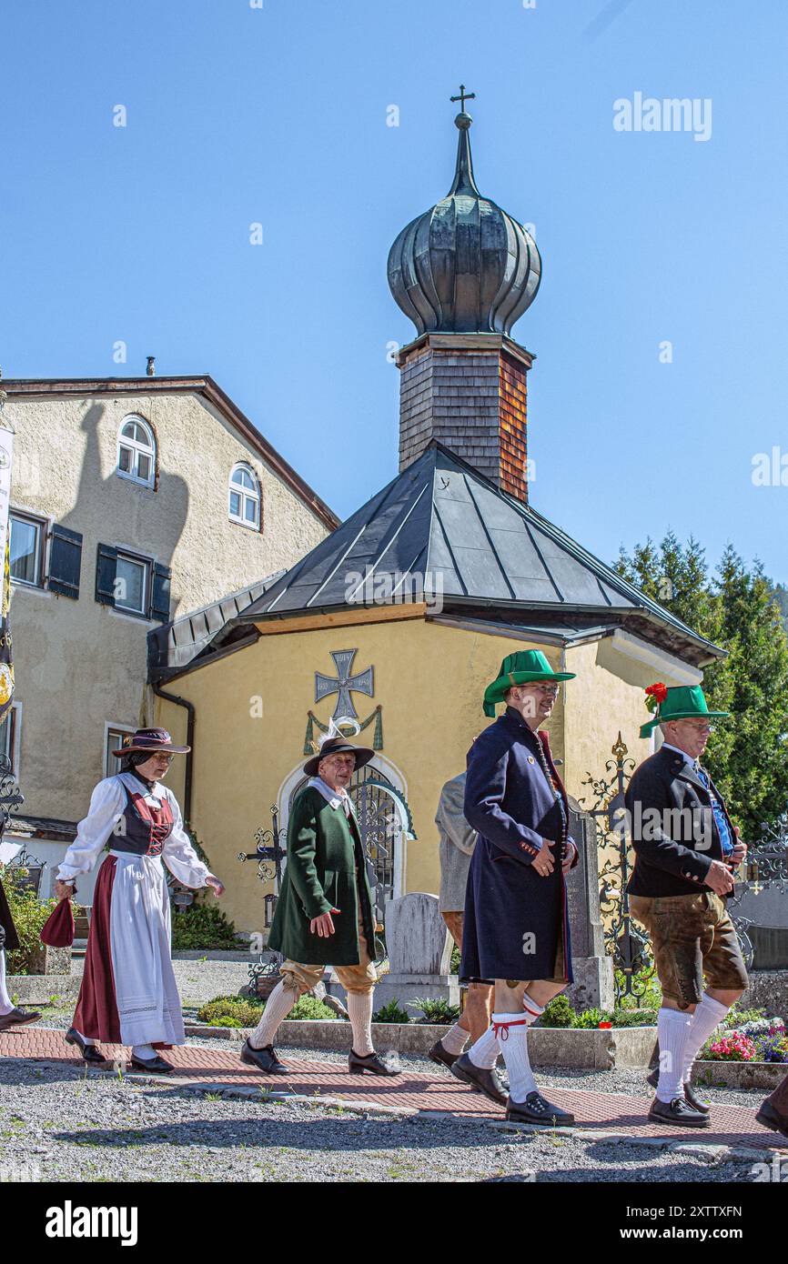 Alt Schliersee Kirchtag , Bayern , Deutschland Stockfoto