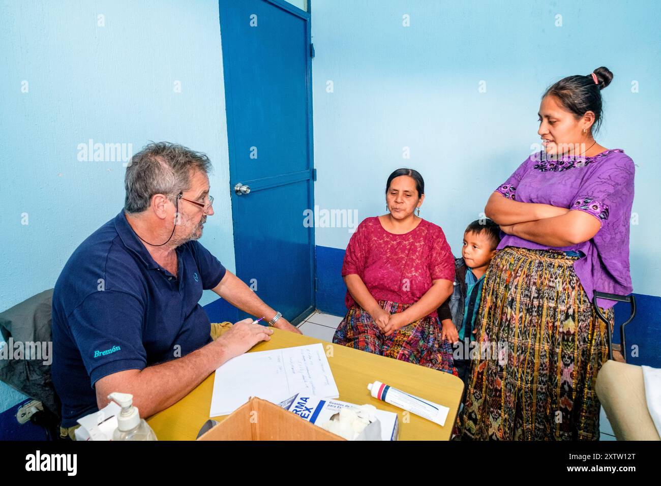 Lancetillo Health Center, La Parroquia, Quiche, Republik Guatemala, Zentralamerika Stockfoto