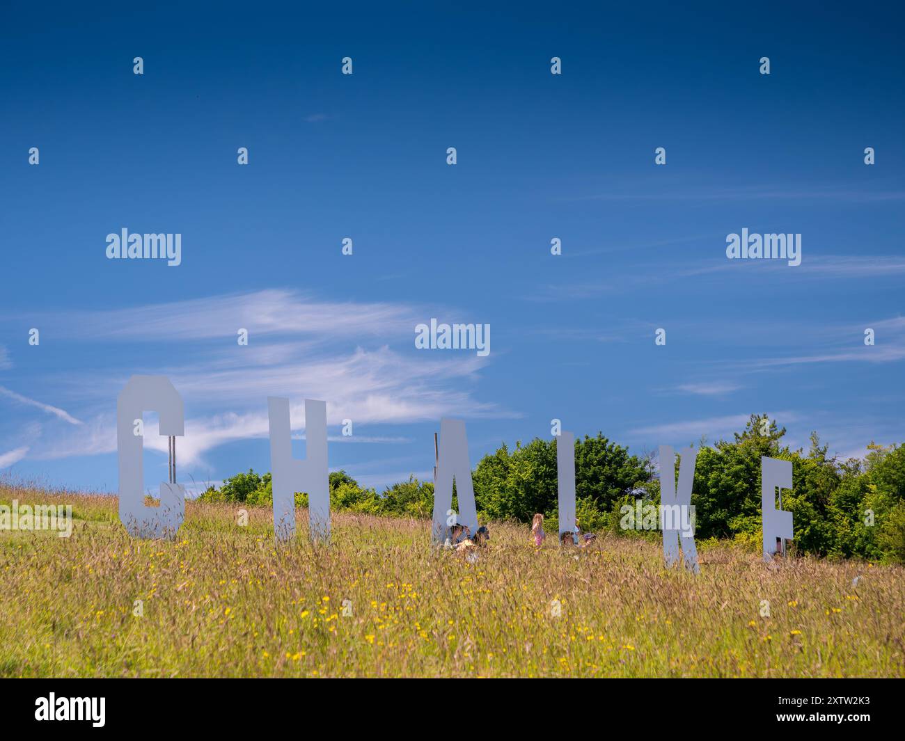 Chalke Valley History Festival, Broad Chalke Wiltshire UK Stockfoto