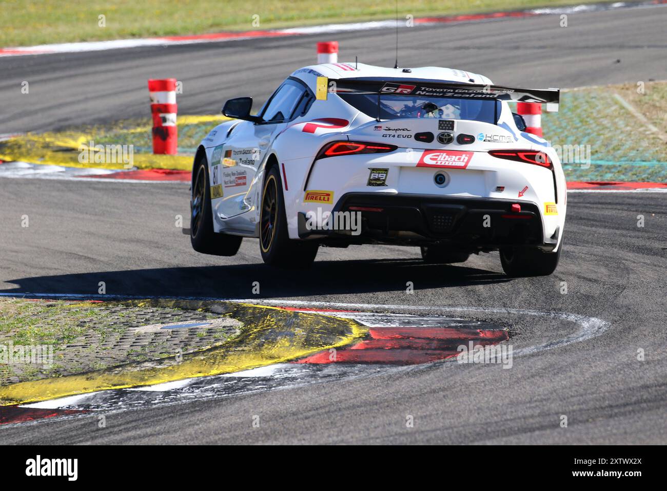 Tom Bewley (NZL) / William Exton (NZL), '87, Toyota GR Supra GT4, Team: KCMG (CHN), Motorsport, ADAC GT4 Deutschland, 2024, Lauf 4, Nürnberg, Rheinland-Pfalz, 16.08.2024 Foto: Eibner-Pressefoto/Jürgen Augst Stockfoto