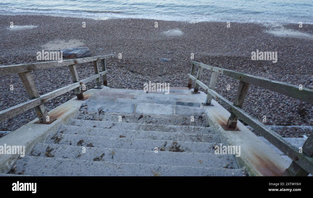 Stonehaven ist eine Stadt in Schottland. Sie liegt an der Nordostküste Schottlands und hatte bei der Volkszählung 2011 11.602 Einwohner. Stockfoto