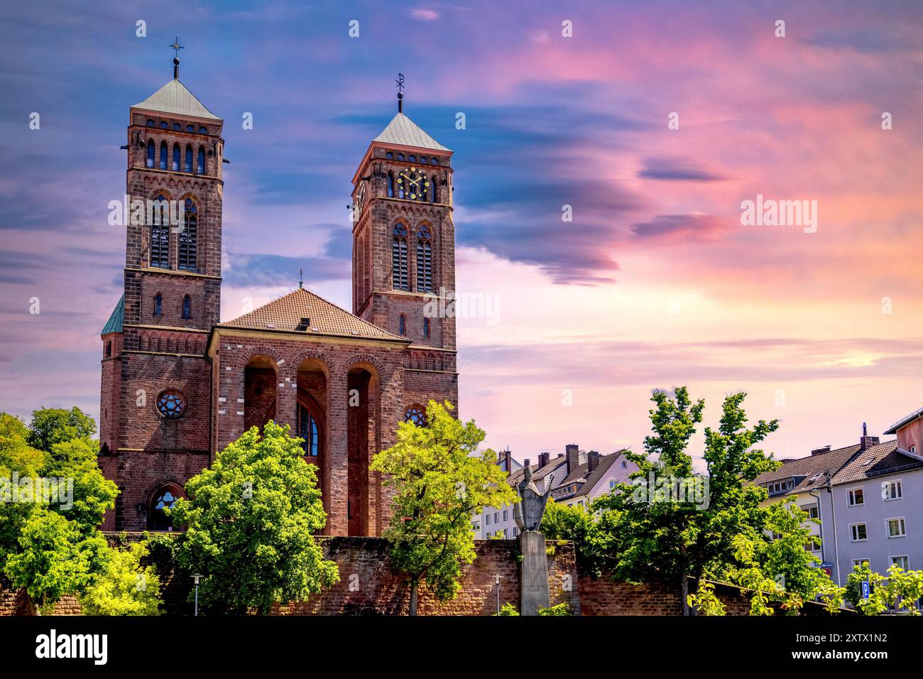 Alte Stadt Pirmasens, Deutschland Stockfoto