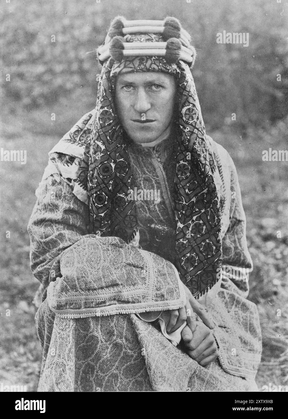 Narve Skarpmoen (norwegischer Fotograf) - Lawrence von Arabien - 1918 Stockfoto