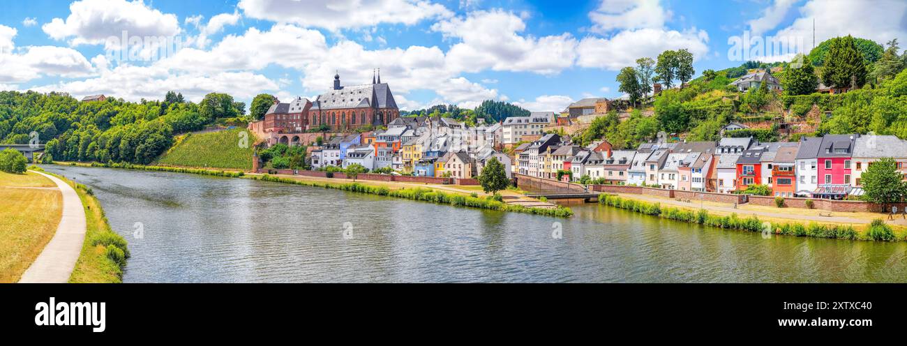 Altstadt von Saarburg, Deutschland Stockfoto