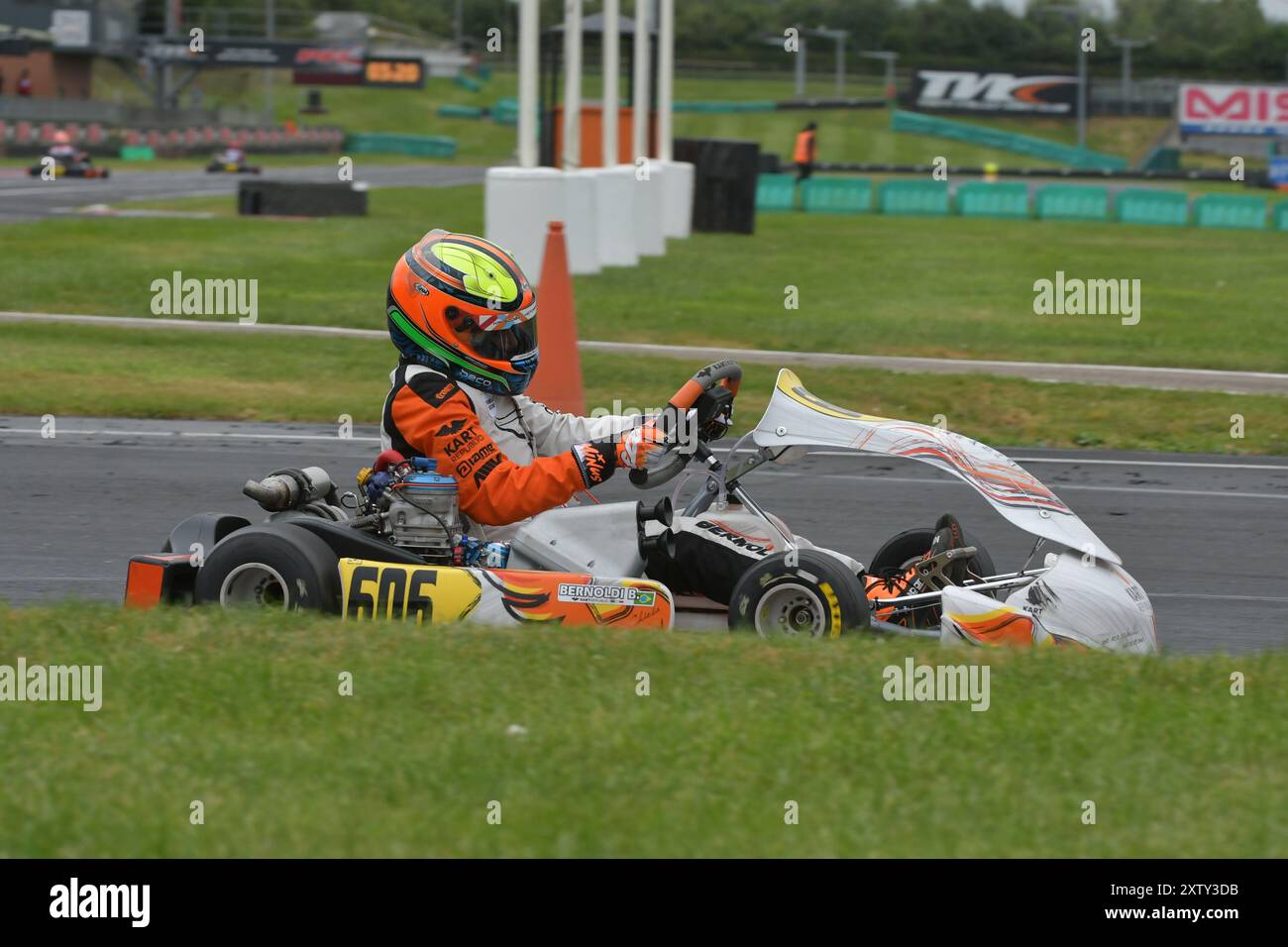 Bernardo Bernoldi, der Sohn des ehemaligen Formel-1-Fahrers Enrique Bernoldi. Stockfoto