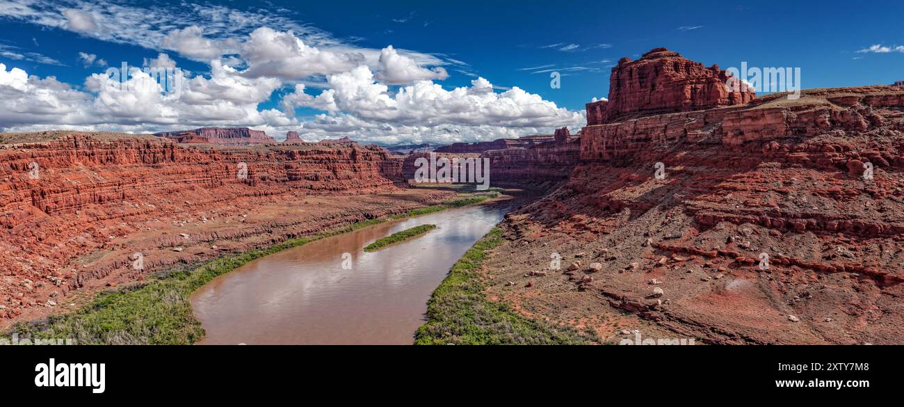 Der Colorado River – nahe dem Dead Horse SP – Moab, Utah Stockfoto