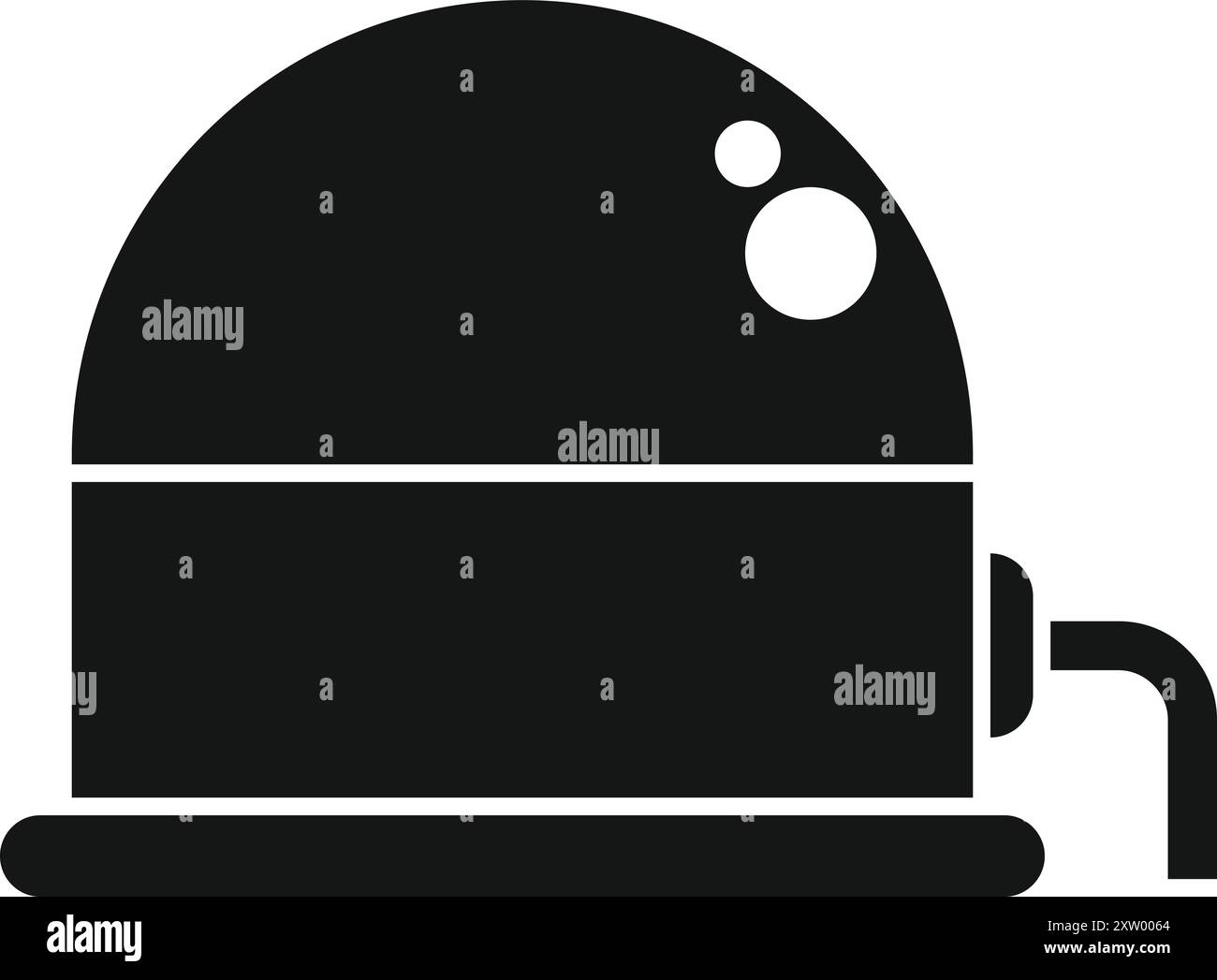 Modernes Wasserversorgungssystem, das eine zuverlässige Trinkwasserquelle für Wohngebiete gewährleistet Stock Vektor