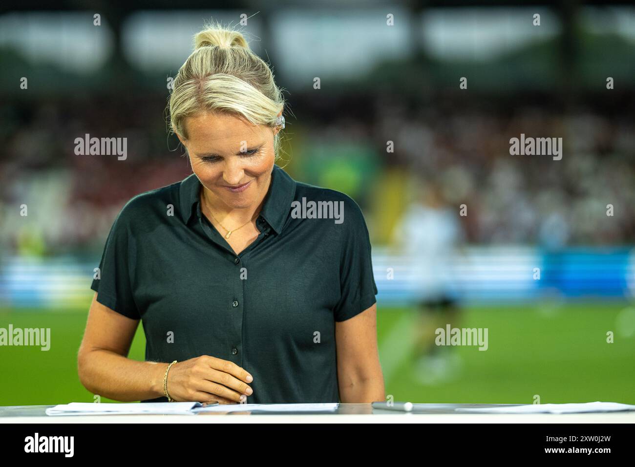 Friederike Kromp, GER, SSV Ulm gegen FC Bayern München, Fussball, DFB-Pokal, 1. Runde, Spielzeit 2024/2025, 16.08.2024, Eibner-Pressefoto/Sascha Walther Stockfoto