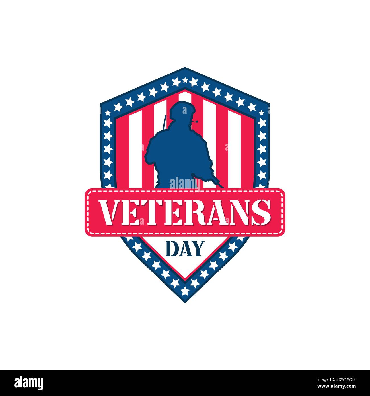 Creative Design Für Veterans Day Stock Vektor